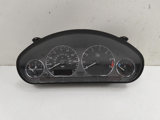 99 BMW Z3 E36 2.8L #1307 Instrument Cluster, Speedometer 62118381884
