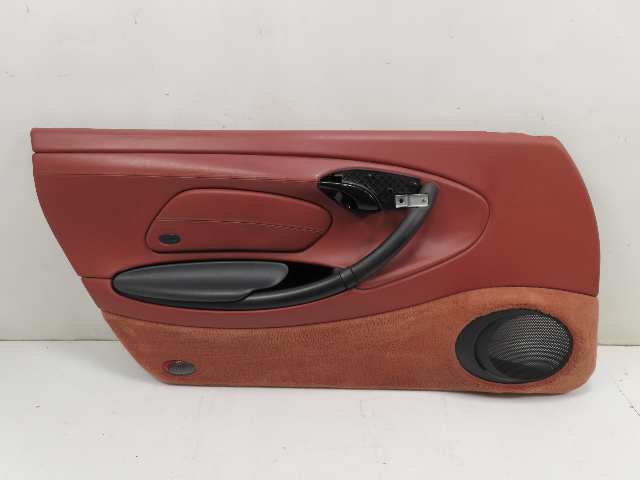 98 Porsche Boxster 986 #1308 Door Panel, Red Leather, Left