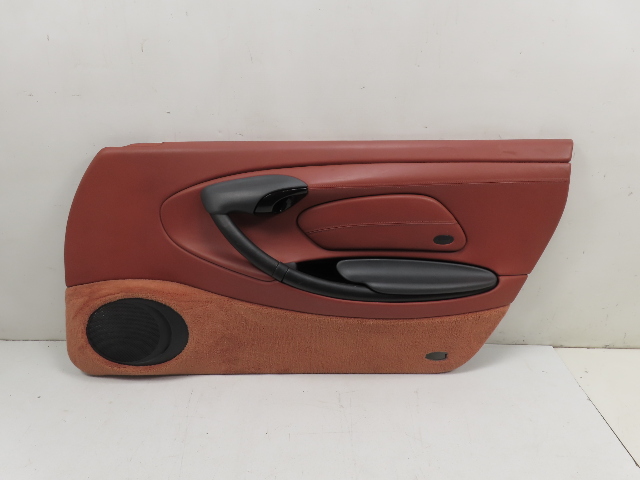 98 Porsche Boxster 986 #1308 Door Panel, Red Leather, Right