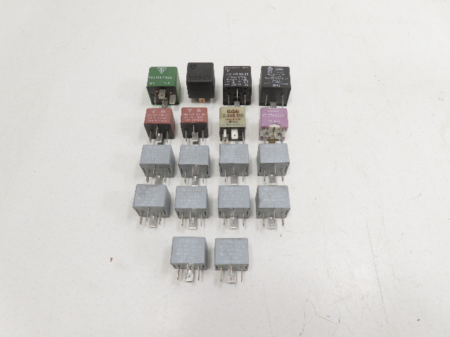 98 Porsche Boxster 986 #1308 Relay Set, Grey Black Green Brown