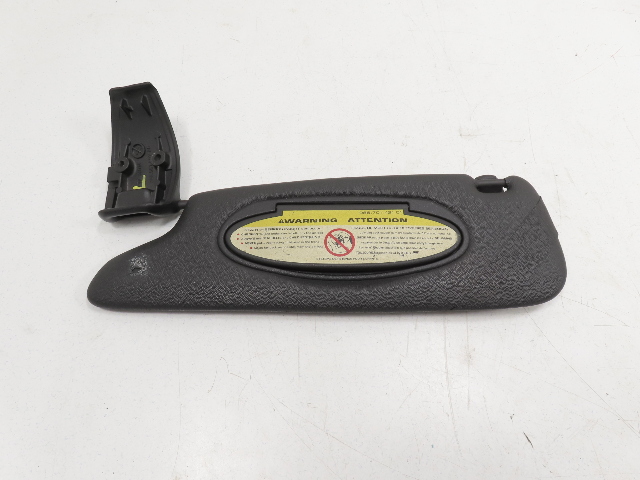 98 Porsche Boxster 986 #1308 Sunvisor, Left Driver Side, Black 98656160700