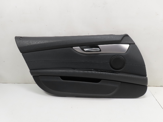 11 BMW Z4 E89 #1309 Door Panel, Left Black Aluminum Carbon Shadow