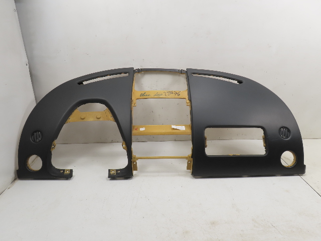 06 Lamborghini Gallardo #1310 Trim Dashboard Cover Assembly Black Grey Stitch 401857041E