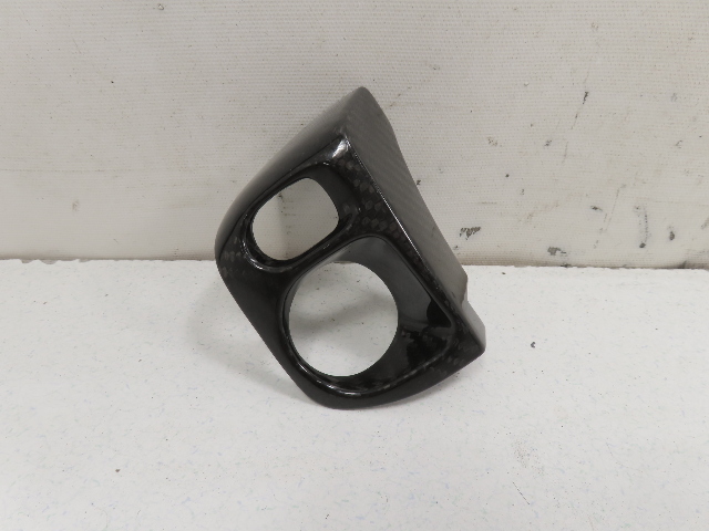 06 Lamborghini Gallardo #1310 Trim, Steering Column Switch Cover Carbon Fiber LH 400953561D