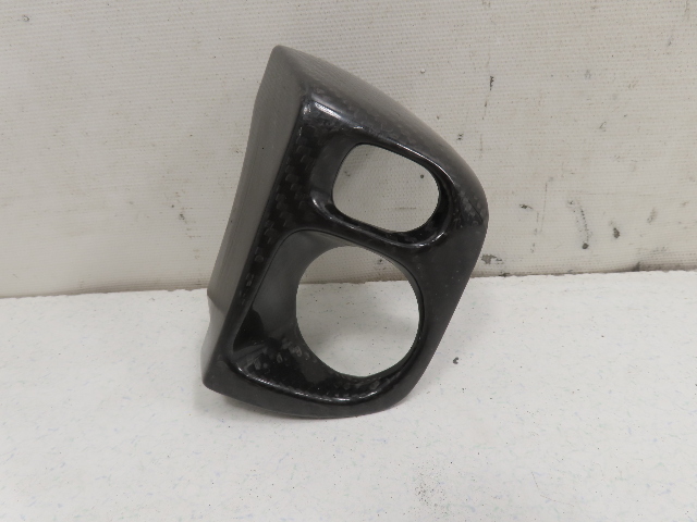06 Lamborghini Gallardo #1310 Trim, Steering Column Switch Cover Carbon Fiber RH 400953562D
