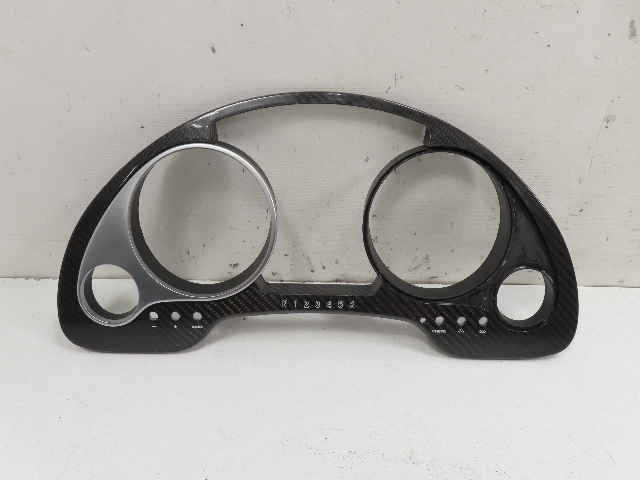 06 Lamborghini Gallardo #1310 Trim, Cluster Gauge Bezel Cover Carbon Fiber 400857053F