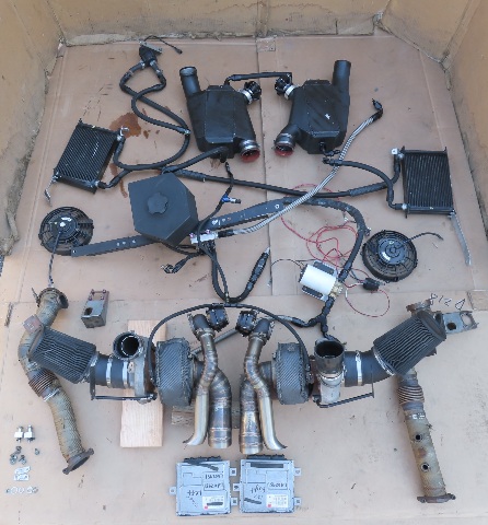 Lamborghini Gallardo Twin Turbo Kit, Intercoolers ECU BorgWarner Precision Tial 5.0L