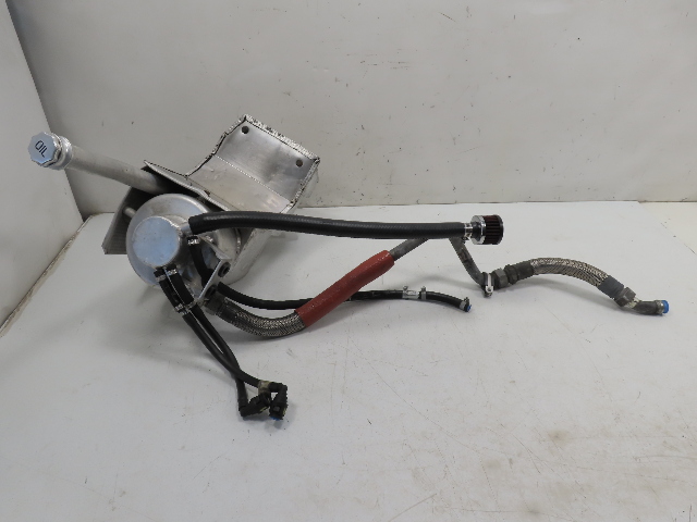 06 Lamborghini Gallardo #1310 Oil Tank & Hoses Lines Engine Motor Reservoir 07L115373B