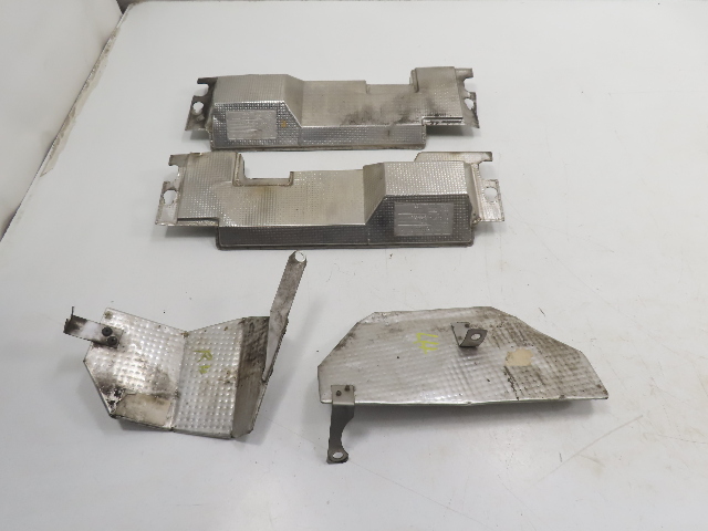 06 Lamborghini Gallardo #1310 Heatshield Set Cover Engine Exhaust Manifold LH RH 400103767, 400103768