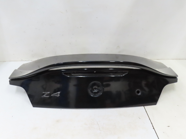 03 BMW Z4 E85 #1312 Trunk Lid, Rear Storage Convertible Black 41627068277