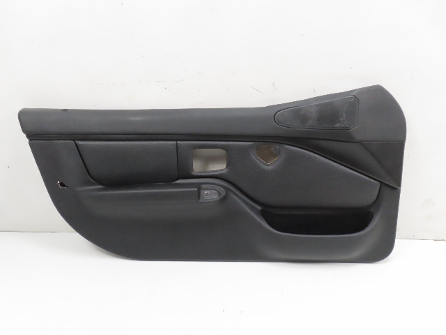 00 BMW Z3 E36 3.0L #1314 Door Panel, Oregon Leather Left Black 99-02