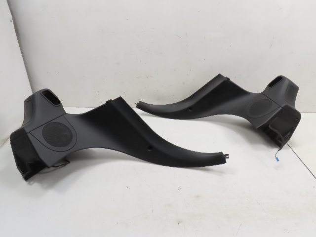 00 BMW Z3 E36 3.0L #1314 Trim Pair, Rear Quarter Lateral w/ Roll Bar Black