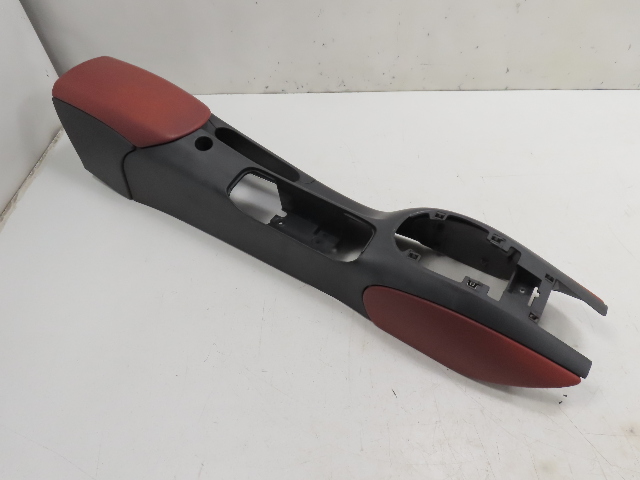 97 Porsche Boxster 986 #1315 Center Console, Assembly w/ Armrest Red/Black