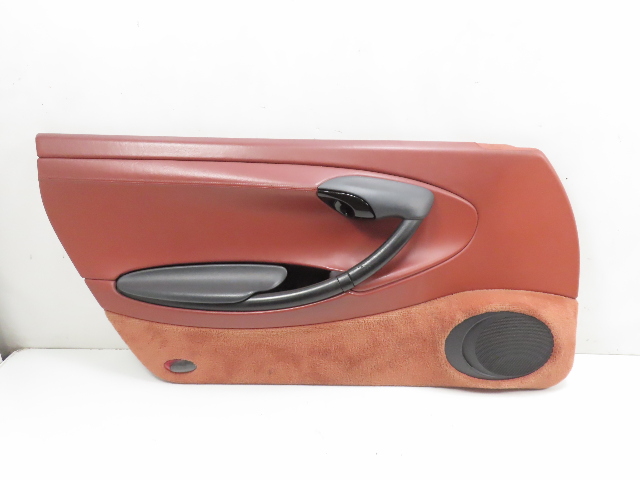 97 Porsche Boxster 986 #1315 Door Panel, Red Leather, Left