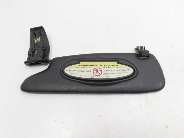 97 Porsche Boxster 986 #1315 Sunvisor, Left Driver Side, Black 98656160700