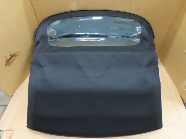 97 Porsche Boxster 986 #1315 Convertible Soft Top W/ Plastic Window Black