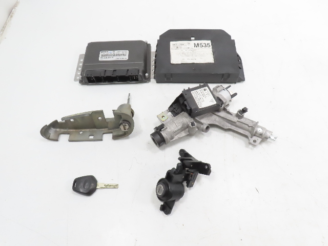 00 Porsche Boxster S 986 #1316 Lock Set, Ignition, DME, ECU, Immobilizer & Key 3.2L
