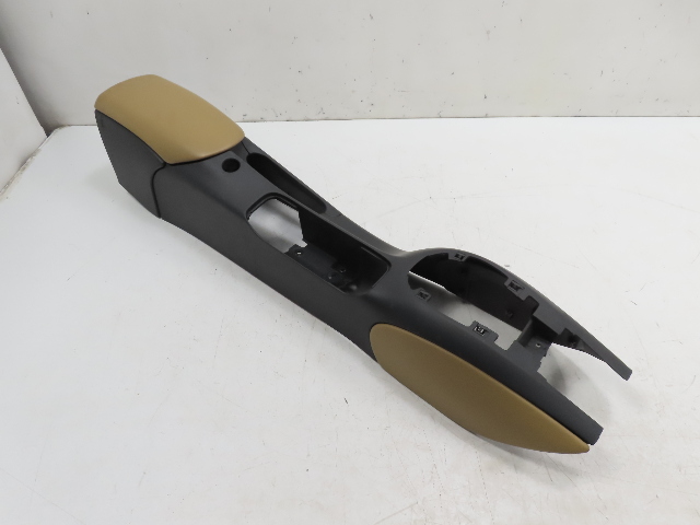 00 Porsche Boxster S 986 #1316 Center Console, Assembly w/ Armrest Tan/Black