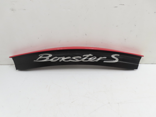 00 Porsche Boxster S 986 #1316 Trim, Rear Spoiler Red OEM