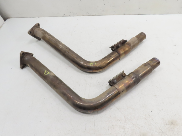 00 Porsche Boxster S 986 #1316 Straight Pipe Pair Exhaust Manifold 3.2L M96.21 Motor OEM