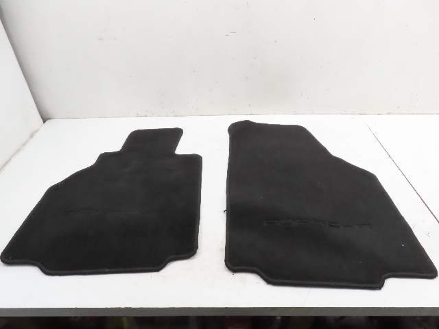 00 Porsche Boxster S 986 #1316 Floor Mat Pair, Set of 2 Carpets, Black Left & Right