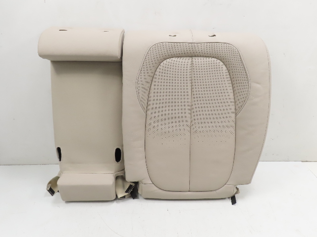 16 BMW X1 F48 Xdrive 28i #1317 Seat Backrest Cushion Rear LH Oyster Grey Leather