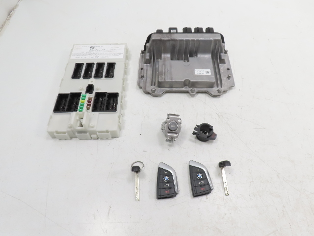 16 BMW X1 F48 Xdrive 28i #1317 Module, Immobilizer Ignition lock Fob Key ECU DME