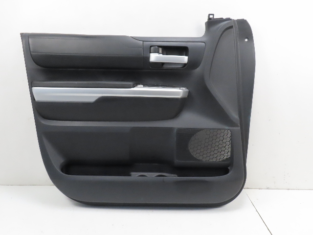 15 Toyota Tundra Crewmax #1318 door panel, left front black