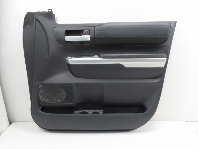 15 Toyota Tundra Crewmax #1318 door panel, right front, black