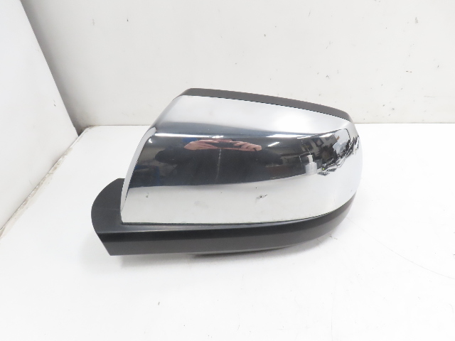 15 Toyota Tundra Crewmax #1318 trim mirror back cover left chrome black oem