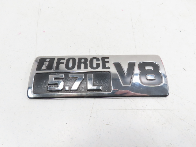 15 Toyota Tundra Crewmax #1318 emblem, door badge "iforce 5.7L V8" RH front 75472-0C050