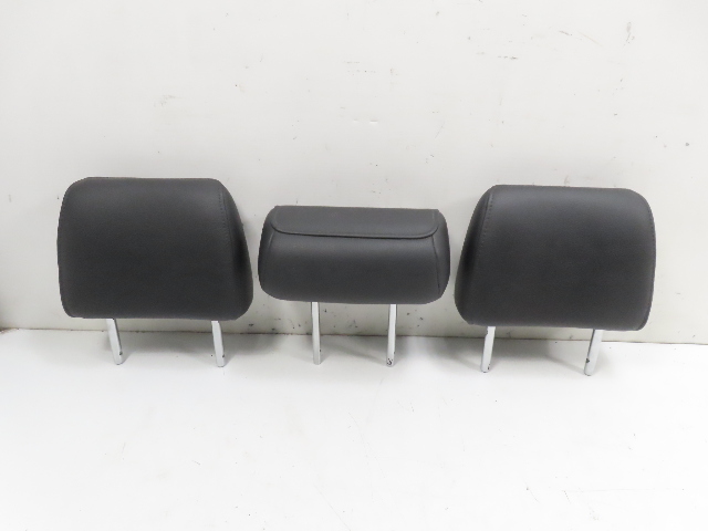 15 Toyota Tundra Crewmax #1318 headrest set, second row rear seat black