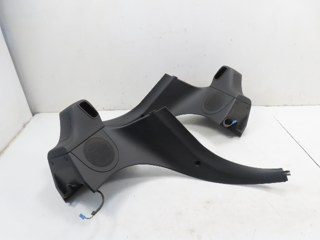 00 BMW Z3 E36 3.0L #1319 Trim Pair, Rear Quarter Lateral w/ Roll Bar Black