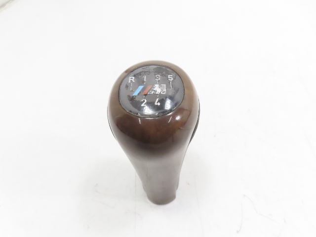 00 BMW Z3 E36 3.0L #1319 Shift Knob, Wood & Leather 5 Speed