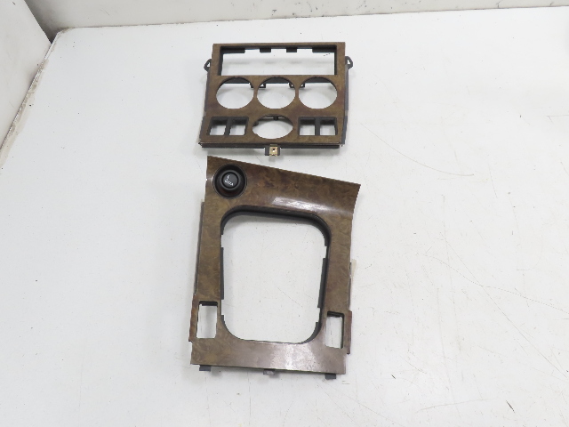 00 BMW Z3 E36 3.0L #1319 Trim Set, Gauge & Shifter Bezel, Wood Grain