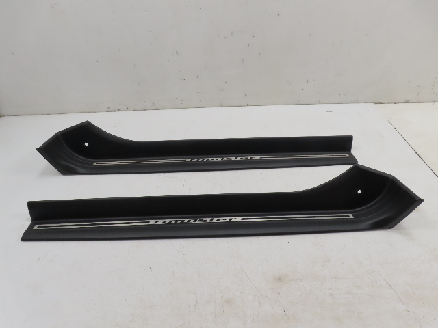 96 BMW Z3 E36 1.9L #1320 Trim Pair, Door Sill "ROADSTER" Script 51478397501, 51478397502