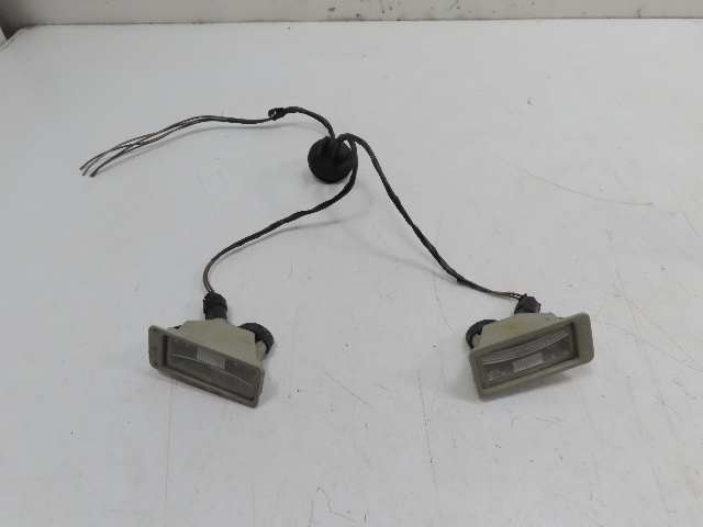 96 BMW Z3 E36 1.9L #1320 Light Lamp Pair License Plate w/ Wiring Rear