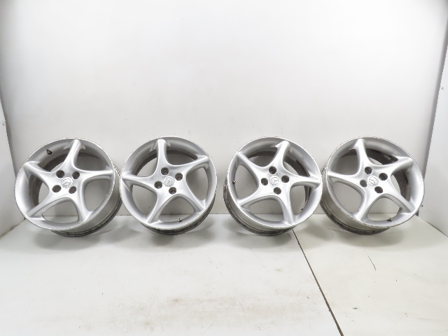 01 Mazda Miata NB2 #1321 Wheel Rim Set 5 Spoke Twist 16x6.5 OEM