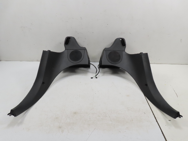 00 BMW Z3 E36 2.5L #1322 Trim Pair, Rear Quarter Lateral w/ Roll Bar Black
