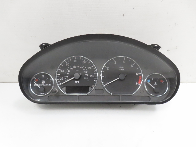 00 BMW Z3 E36 2.5L #1322 Instrument Cluster, Speedometer 62116901498 114K Miles