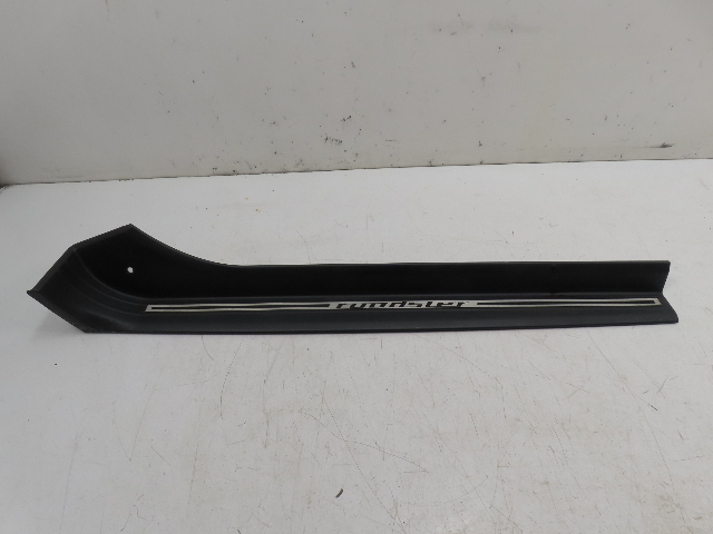 97 BMW Z3 E36 1.9L #1324 Trim, Door Sill "ROADSTER" Script, Right Black 51478397502