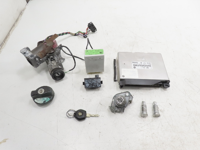97 BMW Z3 E36 1.9L #1324 Lock & Key Set, ECU DME EWS Immobilizer Ignition M44