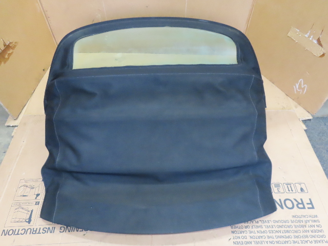 96 BMW Z3 E36 1.9L #1325 Convertible Top Soft Roof & Frame Black