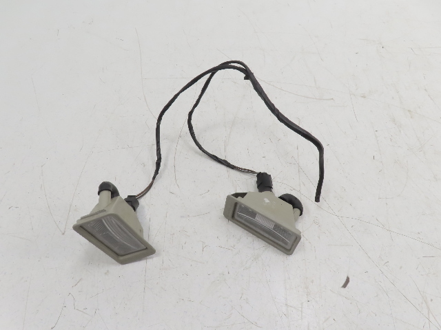 96 BMW Z3 E36 1.9L #1325 Light Lamp Pair License Plate w/ Wiring Rear