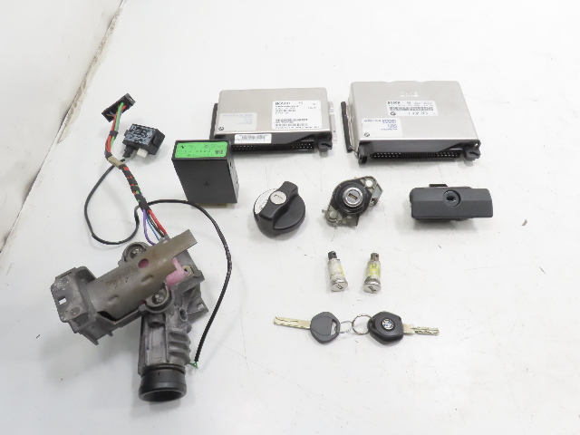 96 BMW Z3 E36 1.9L #1325 Lock & Key Set, ECU DME EWS Immobilizer Ignition M44