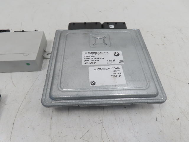 06 BMW Z4 E85 #1326 Lock Set Ignition Engine ECU Immobilizer 3.0L