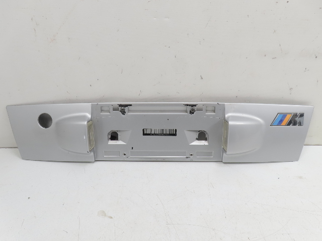 00 Bmw Z3 M #1327 Trim, Trunk Lid Emblem License Plate Panel 2693055