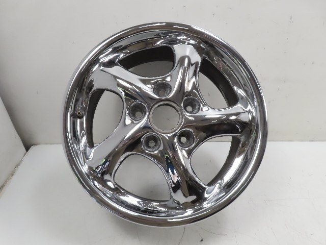 98 Porsche Boxster 986 Wheel, Carrera 17x7 OEM Chrome Front 911 99636212400