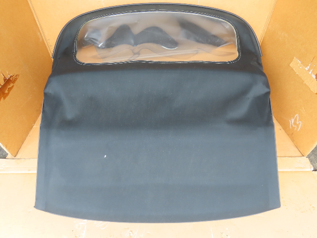 98 Porsche Boxster 986 #1328 Convertible Soft Top W/ Plastic Window Black