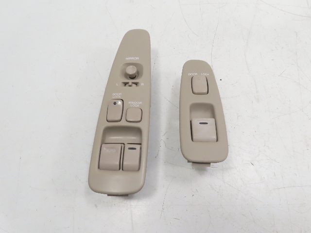 92 Lexus SC400 SC300 #1329 Switch Pair Master Window Mirror & Door Lock Left & Right